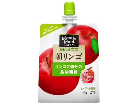コカ・コーラ ミニッツメイド 朝リンゴ 180g 1個※軽（ご注文単位1個)【直送品】