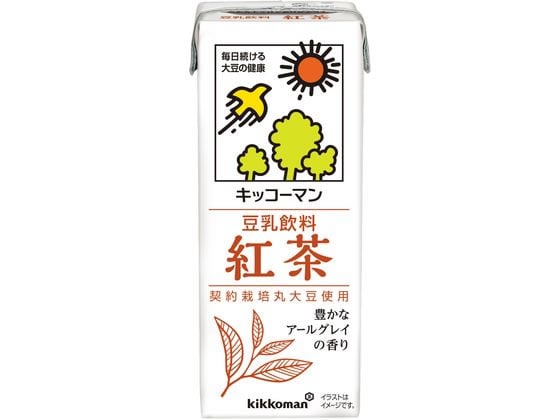 >キッコーマンソイフーズ 豆乳 飲料 紅茶 200ML 282630 1本※軽（ご注文単位1本)【直送品】