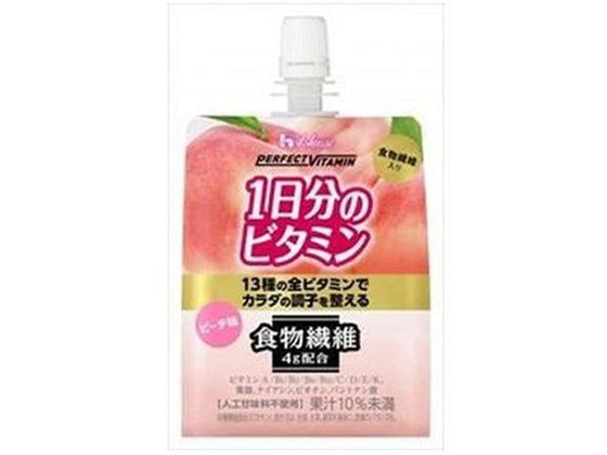 >ハウスウェルネスフーズ 1日分のビタミン ゼリー 食物繊維 180g 1個※軽（ご注文単位1個)【直送品】