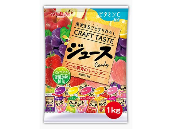 扇雀飴本舗 ジュースキャンデー 1kg 1袋※軽（ご注文単位1袋)【直送品】