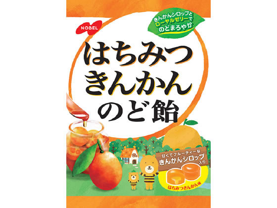 ノーベル はちみつきんかんのど飴 袋 110g 1袋※軽（ご注文単位1袋)【直送品】