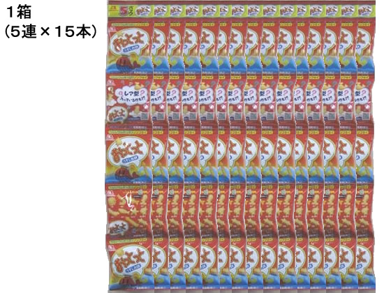 森永製菓 おっとっと おやつパック(うすしお) 5連×15本 1箱※軽（ご注文単位1箱)【直送品】