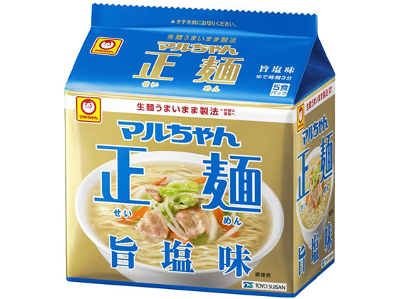 >東洋水産 マルちゃん正麺 旨塩味 5食パック 1パック※軽（ご注文単位1パック)【直送品】