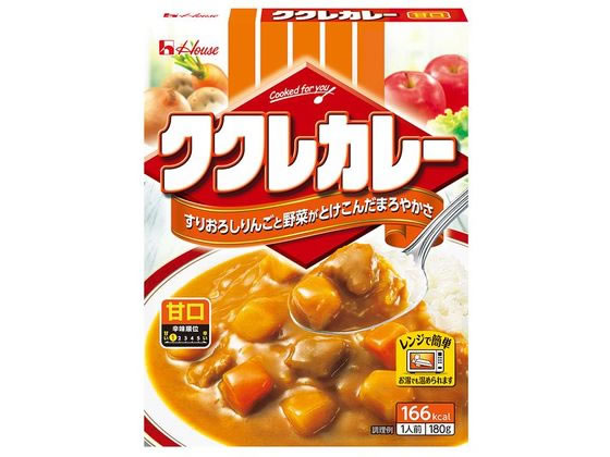 >ハウス ククレカレー甘口 180g 1箱※軽（ご注文単位1箱)【直送品】