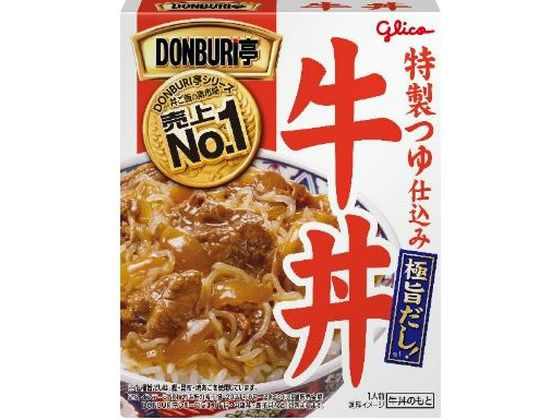 江崎グリコ DONBURI亭 牛丼 160g 1箱※軽（ご注文単位1箱)【直送品】