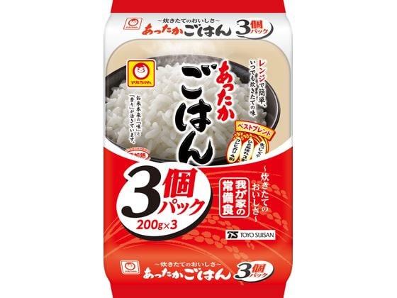 東洋水産 あったかごはん 3個パック 1パック※軽（ご注文単位1パック)【直送品】