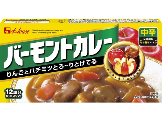 ハウス食品 バーモントカレー 中辛 230g 1箱※軽（ご注文単位1箱)【直送品】