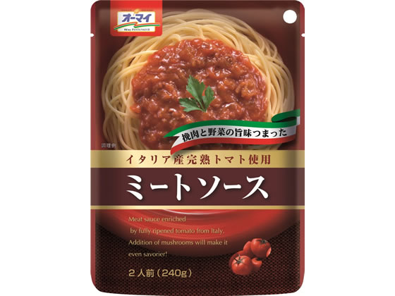 ニップン オーマイ パスタソース ミートソース 240g 1パック※軽（ご注文単位1パック)【直送品】