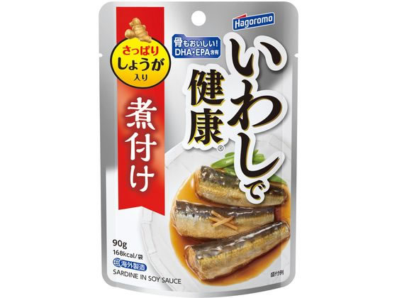 >はごろもフーズ いわしで健康 しょうゆ味 パウチ 90g 1個※軽（ご注文単位1個)【直送品】