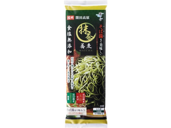 はくばく そば湯までおいしい蕎麦 抹茶 180g 29259 1袋※軽（ご注文単位1袋)【直送品】