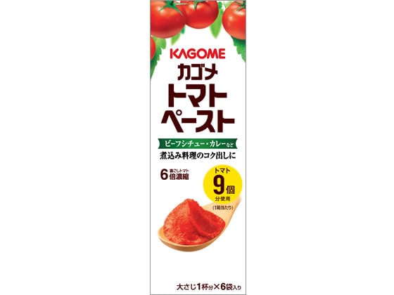 >カゴメ トマトペーストミニパック 18g×6袋 1パック※軽（ご注文単位1パック)【直送品】