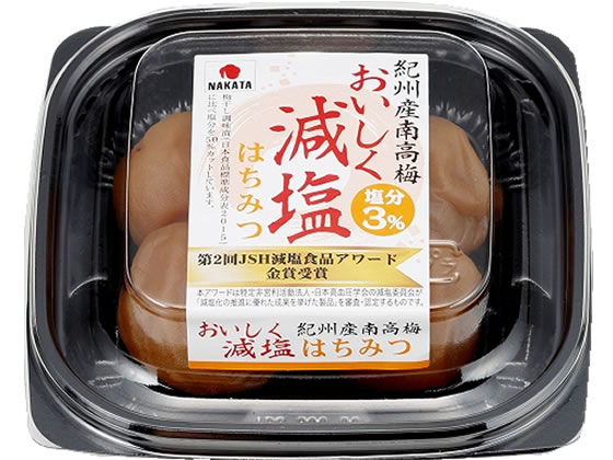 中田食品 紀州産南高梅おいしく減塩 はちみつ 60g 1個※軽（ご注文単位1個)【直送品】