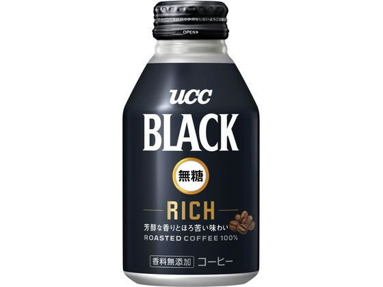 >UCC BLACK無糖 RICH 275g 1缶※軽（ご注文単位1缶）【直送品】