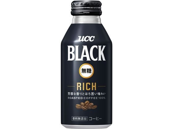 UCC BLACK無糖 RICH 375g 1缶※軽（ご注文単位1缶）【直送品】