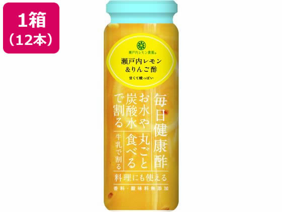 ヤマトフーズ 瀬戸内レモン&りんご酢 220g 12本 1箱※軽（ご注文単位1箱）【直送品】