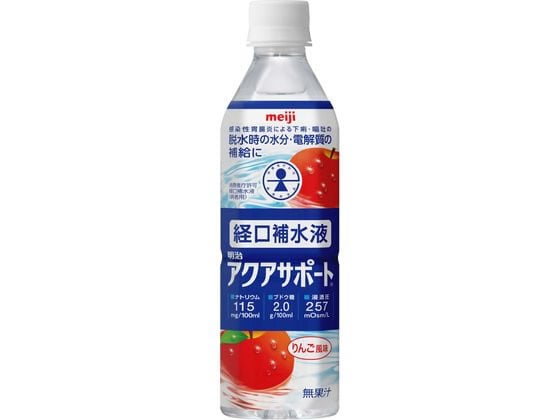 >明治 アクアサポート 500ml 1本※軽（ご注文単位1本）【直送品】