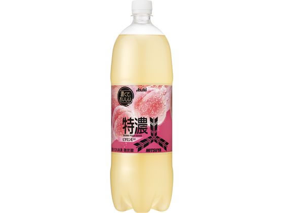 アサヒ飲料 三ツ矢特濃ピーチスカッシュ 1.5L 1本※軽（ご注文単位1本）【直送品】