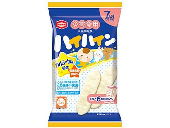 尾西食品 災害食用ハイハイン 2枚×6袋 1パック※軽（ご注文単位1パック）【直送品】