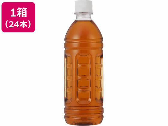 ミツウロコビバレッジ 麦茶500mL ラベルレス 24本 1箱※軽（ご注文単位1箱）【直送品】