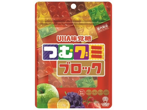 UHA味覚糖 つむグミブロック 1個※軽（ご注文単位1個）【直送品】