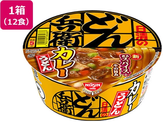 >日清食品 日清のどん兵衛 カレーうどん 86g 12食 1箱※軽（ご注文単位1箱）【直送品】