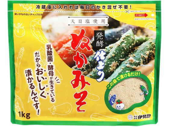 伊勢惣 仕上りぬかみそ 1kg 1袋※軽（ご注文単位1袋）【直送品】