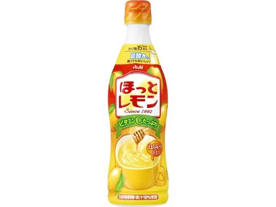 アサヒ飲料 ほっとレモン(希釈用)470mL 1本※軽（ご注文単位1本）【直送品】