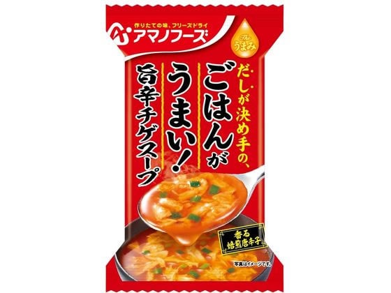 >アマノフーズ ごはんがうまい! 旨辛チゲスープ 1個※軽（ご注文単位1個）【直送品】