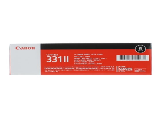 キヤノン トナーカートリッジ331II ブラック CRG-331IIBLK 6273B003 1個（ご注文単位1個)【直送品】