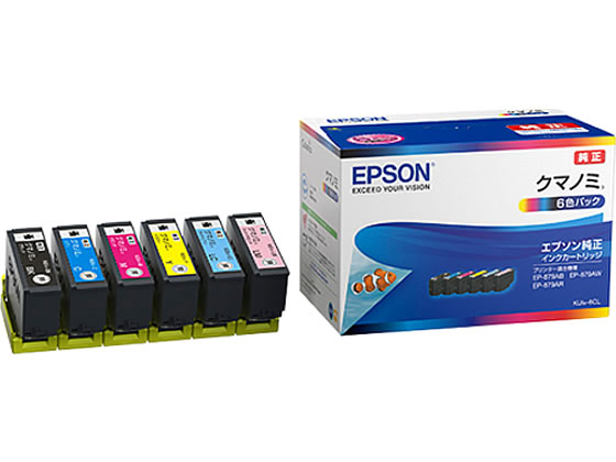 EPSON インクカートリッジ 6色パック KUI-6CL 1パック（ご注文単位1パック)【直送品】