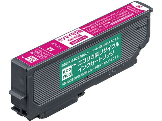 エコリカ エプソン用インクカートリッジ マゼンタ ECI-ESAT-M 1個（ご注文単位1個)【直送品】