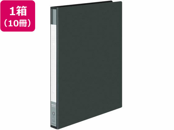 >コクヨ リングファイル A4タテ 背幅30mm 黒 10冊 フ-420D 1箱（ご注文単位1箱)【直送品】