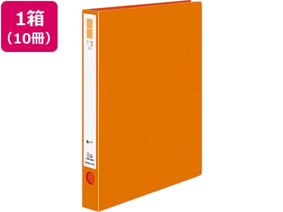 コクヨ リングファイル〈ER〉PP A4タテ 背幅39mm オレンジ10冊 1箱（ご注文単位1箱)【直送品】