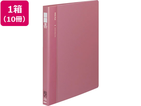 コクヨ リングファイル〈30穴〉背幅27mm A4タテ ピンク 10冊 1箱（ご注文単位1箱)【直送品】