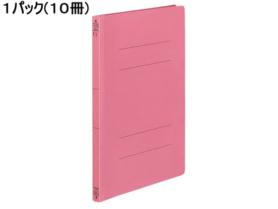 コクヨ フラットファイル(ダブルとじ具タイプ) A4タテ ピンク 10冊 1パック（ご注文単位1パック)【直送品】