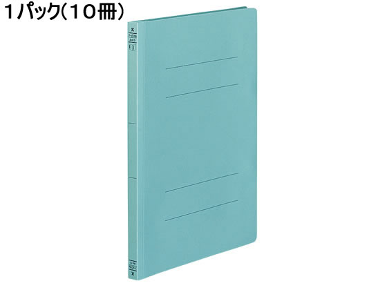 コクヨ フラットファイル(ダブルとじ具タイプ) A4タテ 青 10冊 1パック（ご注文単位1パック)【直送品】