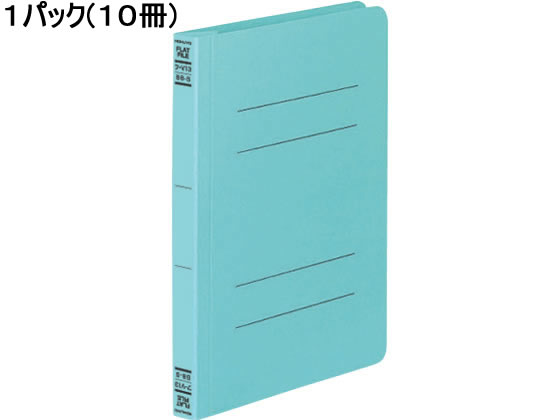 >コクヨ フラットファイルV B6タテ とじ厚15mm 青 10冊 フ-V13B 1パック（ご注文単位1パック)【直送品】