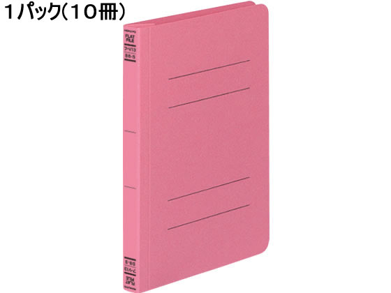 コクヨ フラットファイルV B6タテ とじ厚15mm ピンク 10冊 フ-V13P 1パック（ご注文単位1パック)【直送品】