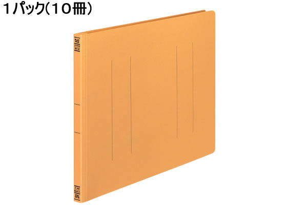 コクヨ フラットファイルV B4ヨコ とじ厚15mm 黄 10冊 フ-V19Y 1パック（ご注文単位1パック)【直送品】