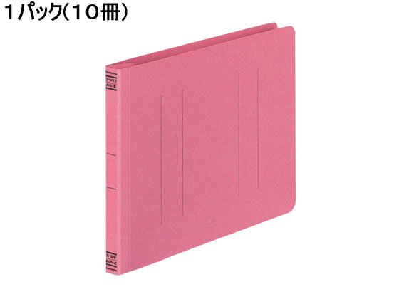 コクヨ フラットファイルV A5ヨコ とじ厚15mm ピンク 10冊 フ-V17P 1パック（ご注文単位1パック)【直送品】