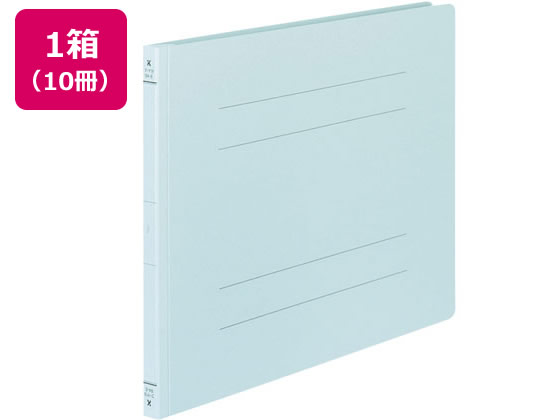 コクヨ フラットファイル(Yタイプ) B4ヨコ とじ厚15mm 青 10冊 1パック（ご注文単位1パック)【直送品】