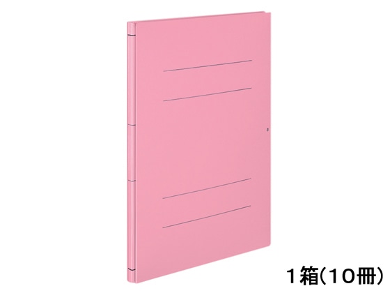 Forestway 背幅伸縮ファイル A4タテ ピンク 10冊 1箱（ご注文単位1箱)【直送品】