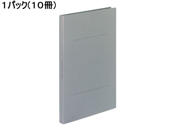 コクヨ ガバットファイル(紙製) B5タテ グレー 10冊 フ-91M 1パック（ご注文単位1パック)【直送品】