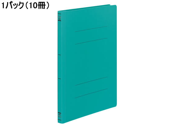 コクヨ フラットファイルPP A4タテ とじ厚15mm 緑 10冊 フ-H10G 1パック（ご注文単位1パック)【直送品】