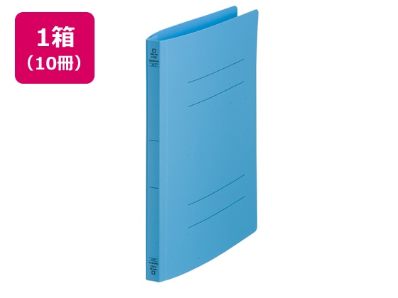 キングジム フラットファイル クイックイン〈PP〉A4タテ 青 10冊 4432アオ 1パック（ご注文単位1パック)【直送品】