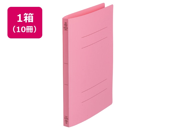 キングジム フラットファイル クイックイン〈PP〉A4タテ ピンク 10冊 4432ヒン 1パック（ご注文単位1パック)【直送品】