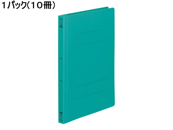 コクヨ フラットファイルPP B5タテ とじ厚15mm 緑 10冊 フ-H11G 1パック（ご注文単位1パック)【直送品】