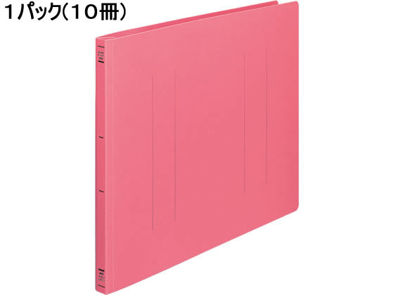 コクヨ フラットファイルPP A3ヨコ とじ厚15mm ピンク 10冊 1パック（ご注文単位1パック)【直送品】