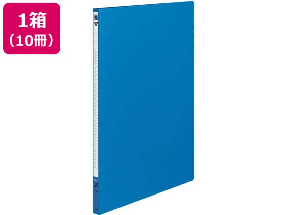 コクヨ レターファイル(色厚板紙) B4タテ とじ厚12mm 青 10冊 1箱（ご注文単位1箱)【直送品】