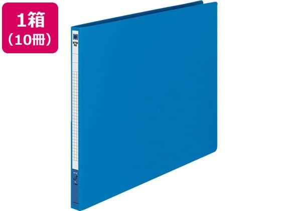 >コクヨ レターファイル(色厚板紙) A3ヨコ とじ厚12mm 青 10冊 1箱（ご注文単位1箱)【直送品】